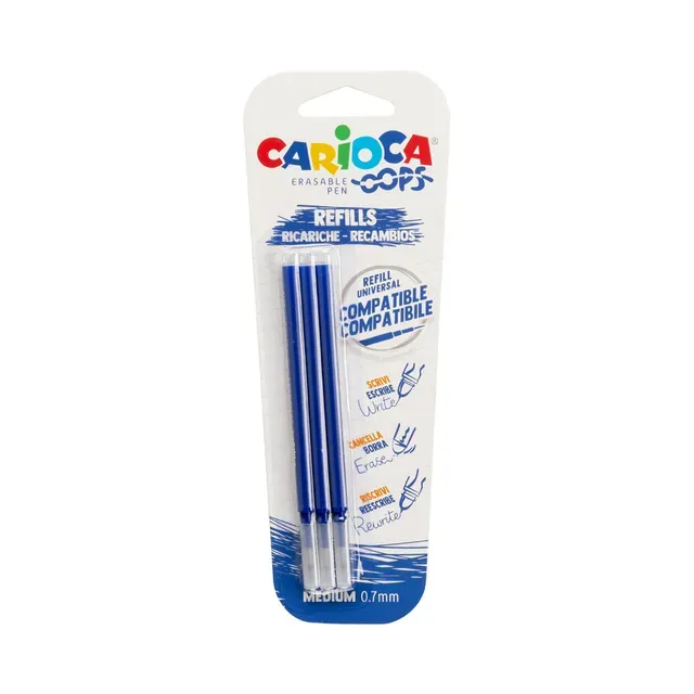 Südamikud kirj.-kustut.Oops, sin., CARIOCA, 3tk