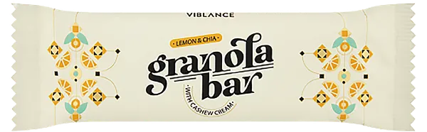 Granolabatoon sidruni ja chia seemnetega