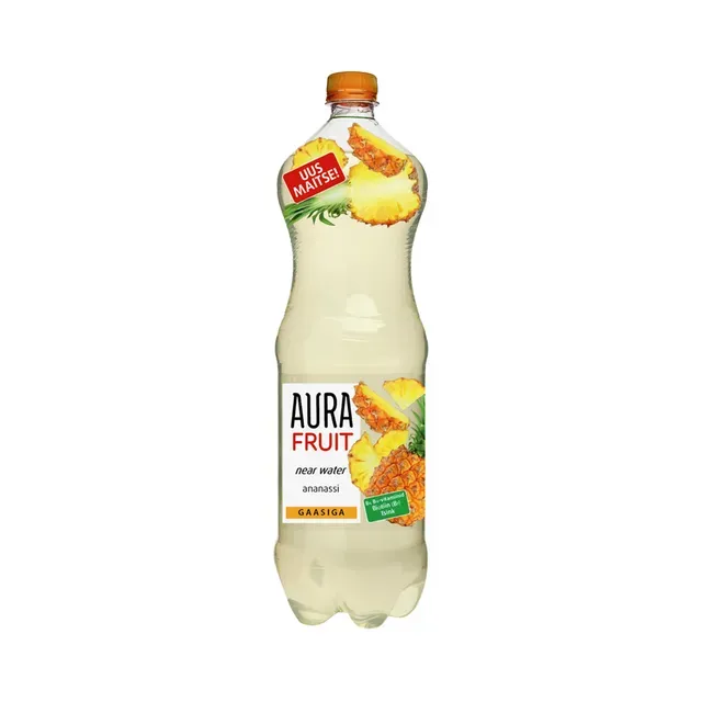 Vesi Ananass, AURA FRUIT, 1,5 l