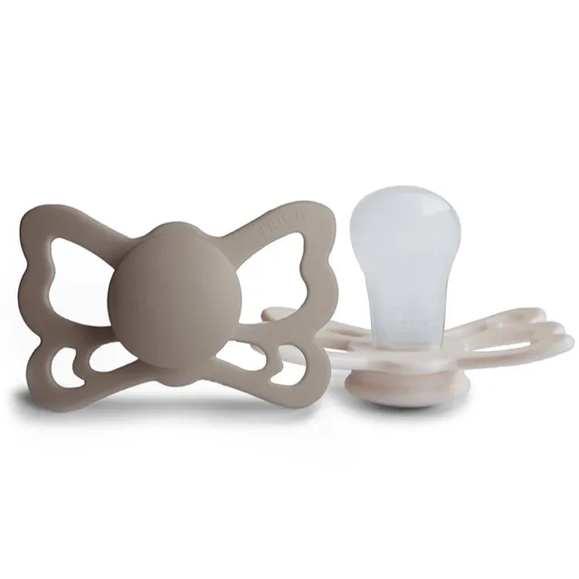 FRIGG Butterfly Size 2:6-18 months lutt Portobello/Cream 2 tk