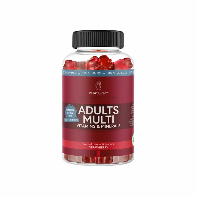 VitaYummy Adults Multivitamins, Strawberry toidulisand