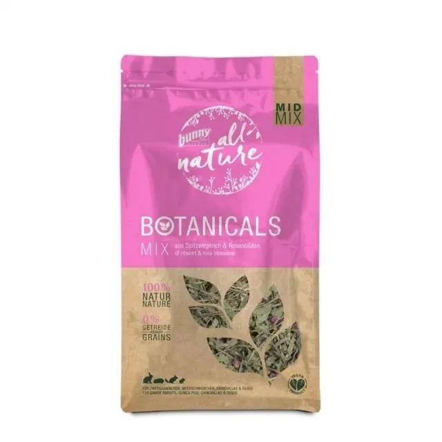 Bunny Botanicals MidMix maius, teeleht ja roos, 120 g