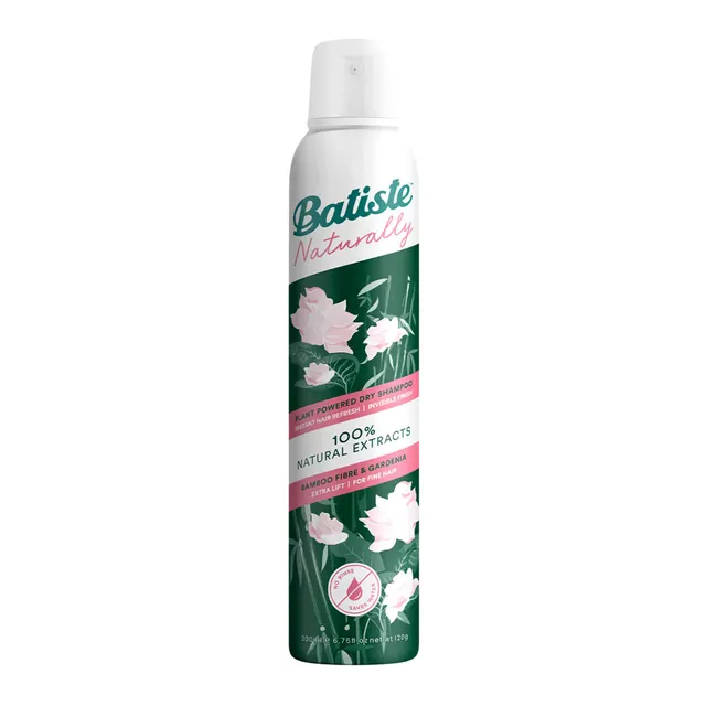 BATISTE Naturally Bamboo Fibre & Gardenia Dry Shampoo 200ml