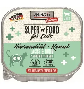 MAC's Vetcare RENAL lõhe ja kanalihaga, neerutalitlust toetav konserv kassile, kausike (Superfood Cat Chicken)