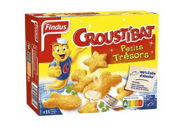 Külm.paneeritud kalapulgad FINDUS, 450g