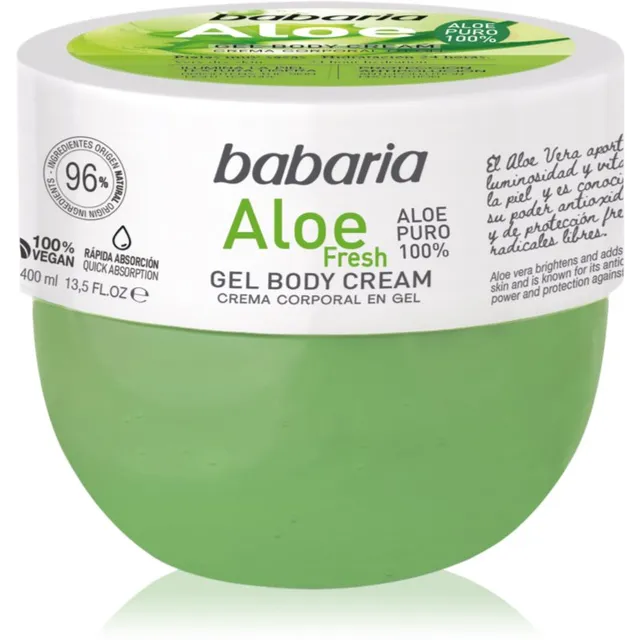 Babaria Aloe Vera Niisutav kehageel kõigile nahatüüpidele 400 ml