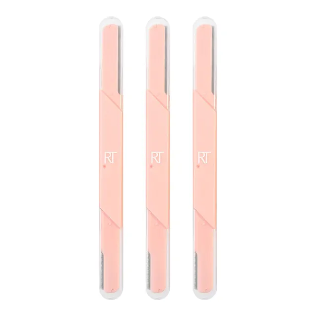 REAL TECHNIQUES Face & Brow Razors 3pcs