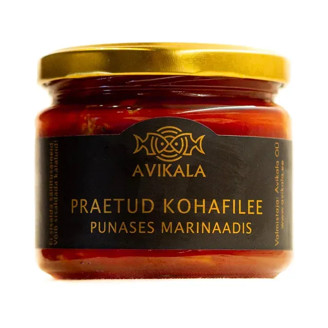 Praetud kohafilee punases marinaadis, AVIKALA, 330g