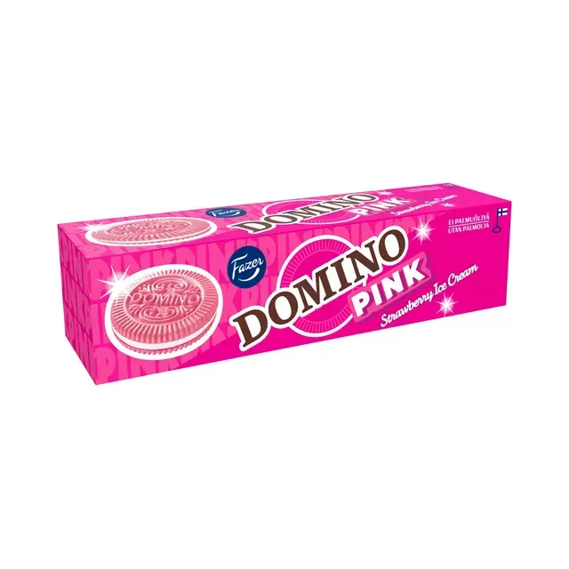 Domino Küpsised Maasikamaitselise Täidisega 175g
