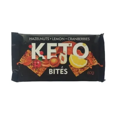 Sarapuupäh.bat. jõhvika-sidrun Keto Bites 60g
