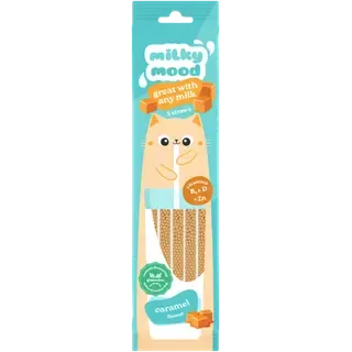 Milky Mood Karamellimaitselised piimakõrred vitamiinidega 30g