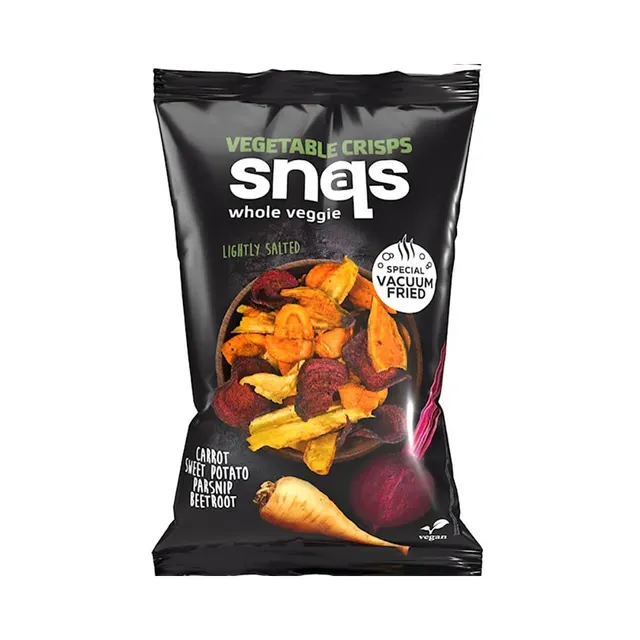 Köögiviljakrõpsud (porgand, bataat, pastinaak, peet), SNAQS, 75 g