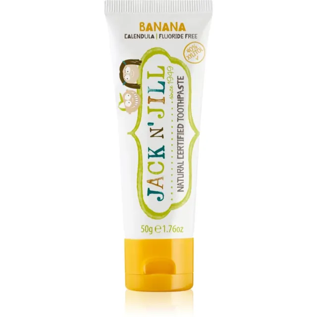 Jack N’ Jill Natural Looduslik hambapasta lastele maitse Banana 50 g