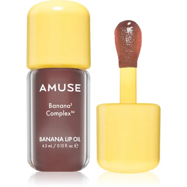 AMUSE Banana Lip Oil Banaaniõli huultele varjund Cacao Milk 4.5 ml