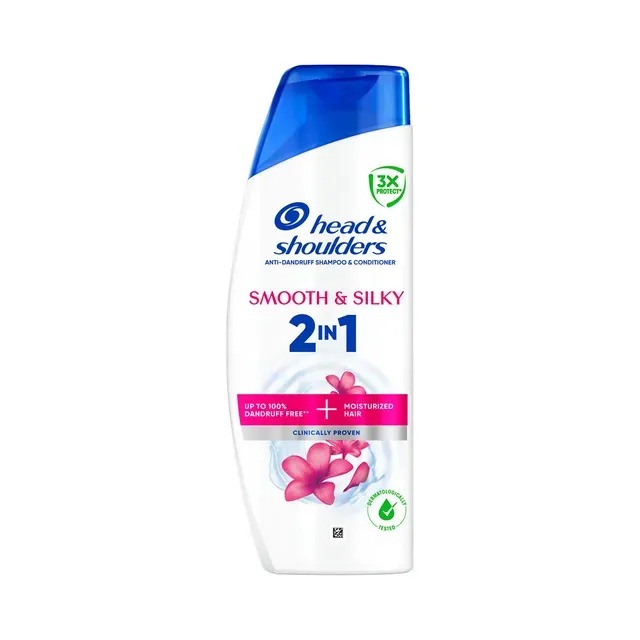 Šampoon Smooth&Silky 2in1, HEAD & SHOULDERS, 400ml