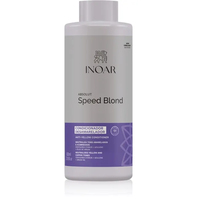 INOAR Absolut Speed Blond Conditioner Palsam blondidele ja triibutatud juustele 800 ml