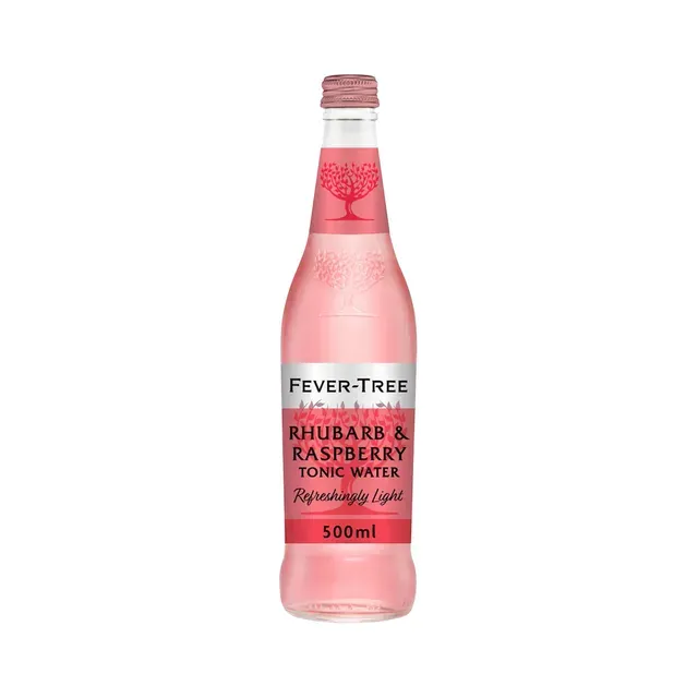 Raspberry & Rhubarb Tonic Water, FEVER TREE, 500 ml