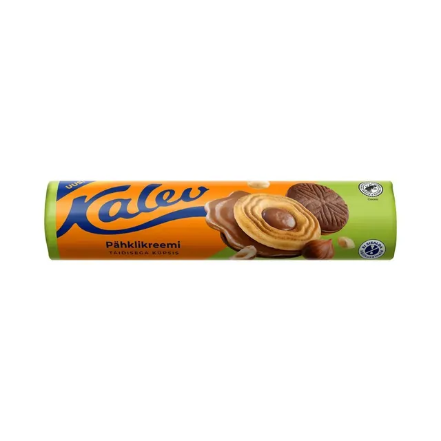 Pähklikreemi täidisega küpsised, KALEV, 205 g