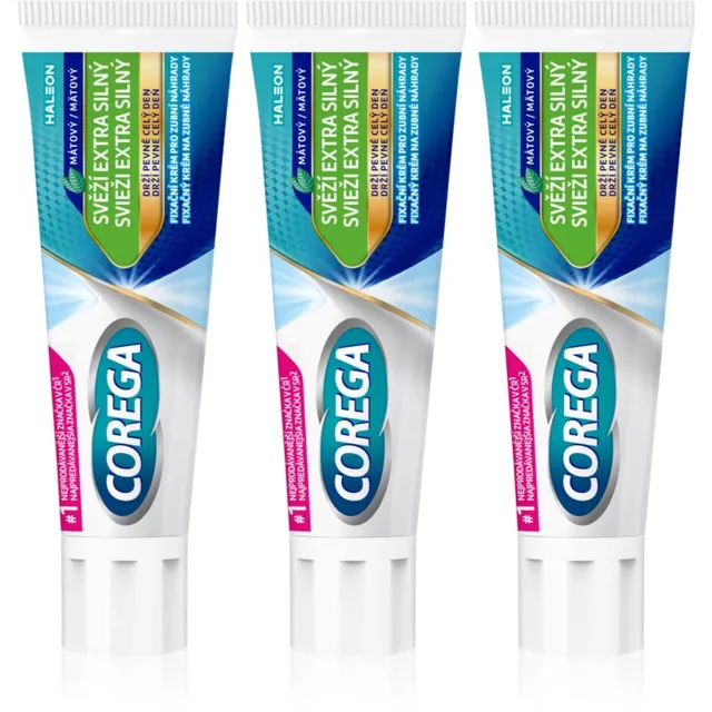 Corega Fresh Extra Strong Proteesiliim 3x40 g