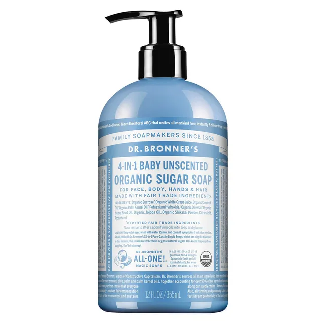DR. BRONNERS Baby-Mild Organic Sugar Soap 355ml