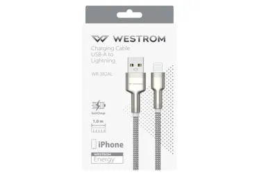 Kaabel  WESTROM USB-A to Lightning, 1m