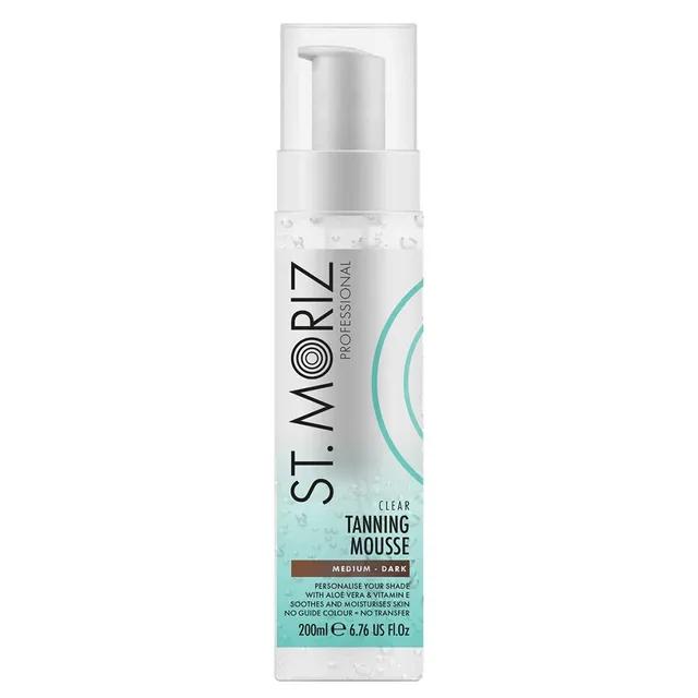 ST. MORIZ Professional Develop Medium-Dark Clear Tanning Mousse 200ml