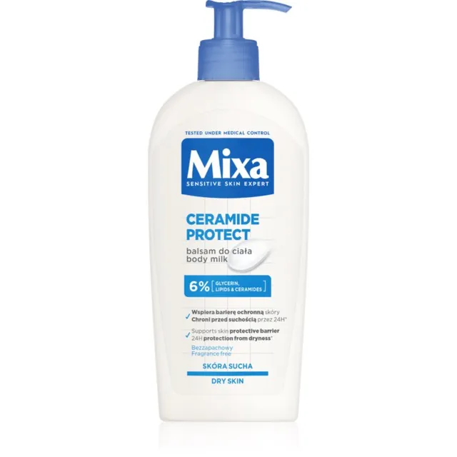 Mixa Ceramide Protect Kehapiim kuivale kuni väga kuivale nahale 400 ml