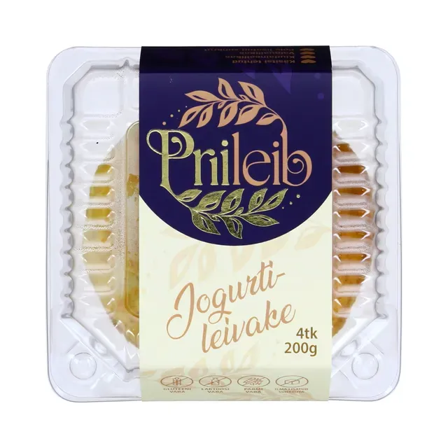 Jogurtileivake laktoosivaba, PRIILEIB, 200 g