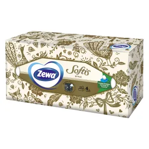 Salvrätikud Softis In Box 4-kihiline, ZEWA, 80 tk