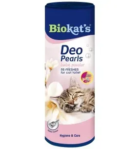 Kassiliiva lõhnastaja, beebipuudri lõhnaga Biokat's Deo Pearls baby powder 700 g