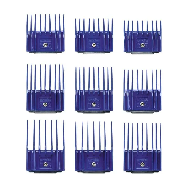 Andis lõikemasina lisakammide komplekt Guide, S, 9 tk