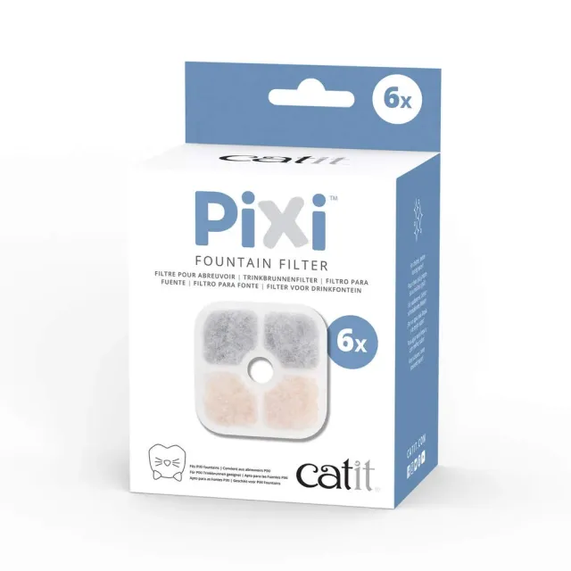 Catit Pixi joogipurskkaevu filtrid, 6 tk