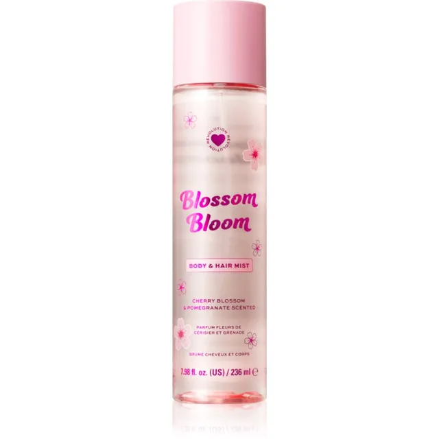 I Heart Revolution Blossom Bloom Keha ja juuste lõhnaudu naistele varjund Cherry Blossom & Pomegranate 236 ml