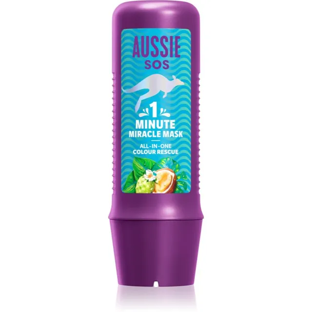 Aussie 1 Minute Miracle Color Rescue Toitev mask värvitud juustele 250 ml