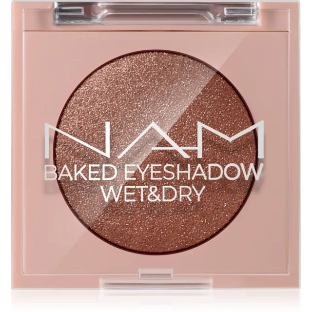 NAM Baked Eyeshadow Sädelev lauvärv varjund 03 Gold Rush 4 g