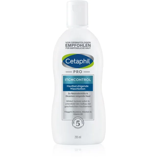 Cetaphil PRO ItchControl Body Wash Dušigeel kuivale ja ärritunud nahale 295 ml
