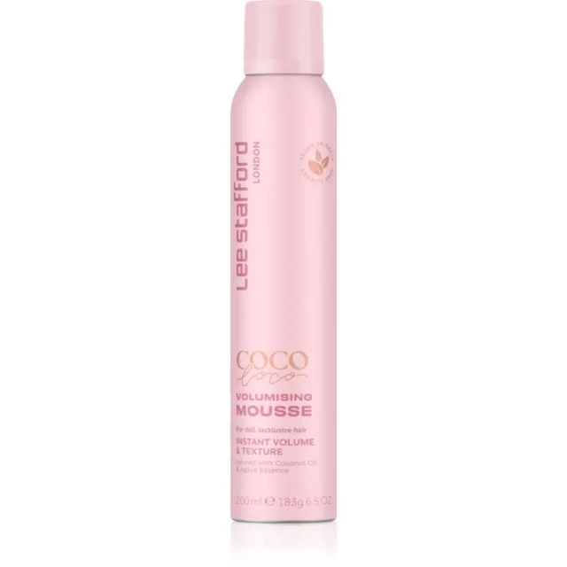 Lee Stafford CoCo LoCo Agave Luksuslik volüümi lisav vaht õhukestele ja peadligi hoidvatele juustele 200 ml