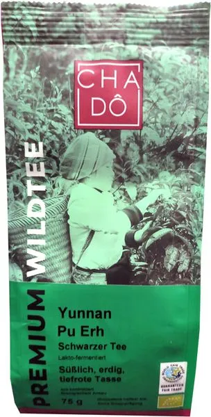 Yunnan Pu Erh Premium tee, lahtine, ökoloogiline