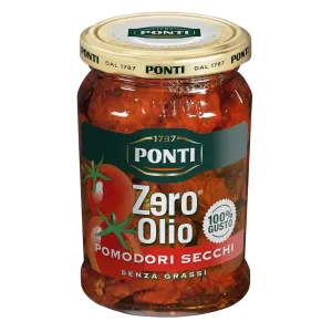 Päikesekuivatatud tomatid õlivabas kastmes, PONTI, 160 g neto