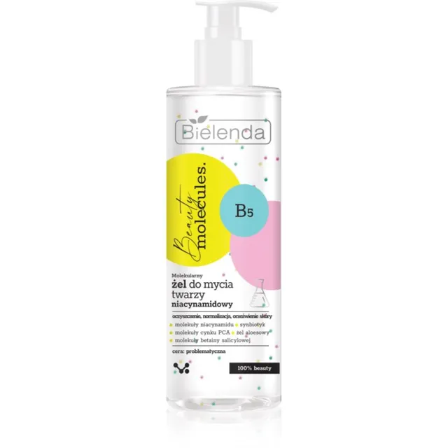 Bielenda Beauty Molecules Niisutav ja puhastav geel 195 g