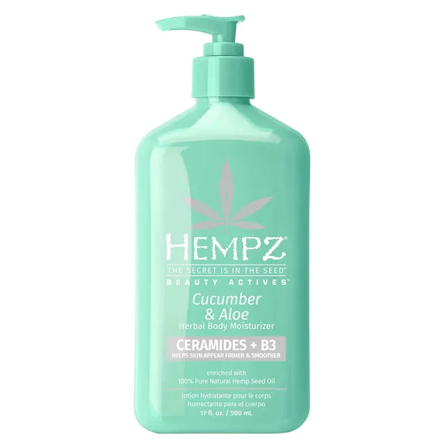 HEMPZ Cucumber & Aloe Herbal Body Moisturizer 500ml