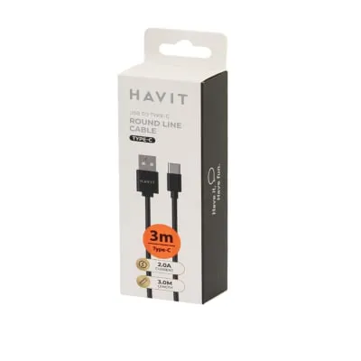 Havit 8725 type c kaabel, 2m