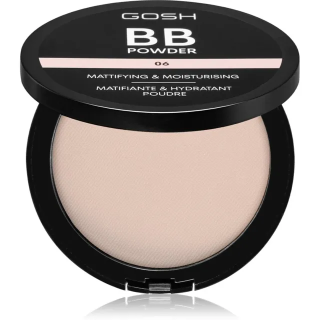 GOSH COPENHAGEN BB Matistav puuder varjund 06 Warm Beige 6.5 g