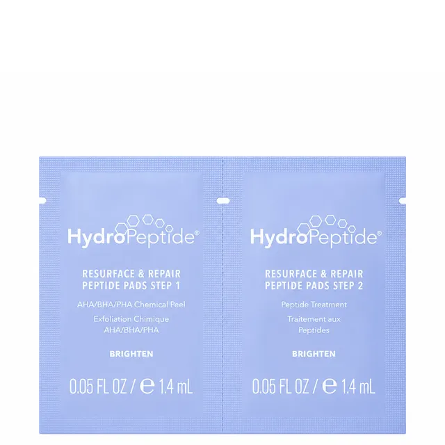 HYDROPEPTIDE Brighten Resurface & Repair Peptide Pads 28ml