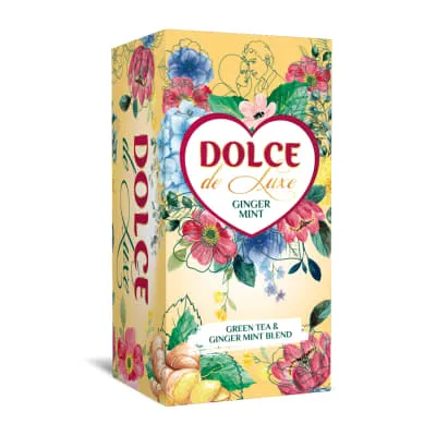 Tee roheline Dolce de Luxe Ginger Mint 50g