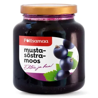 Mustsõstramoos, PÕLTSAMAA, 380 g