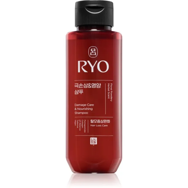 RYO Damage Care & Nourishing Shampoo Intensiivne taastav šampoon kahjustatud juustele 180 ml