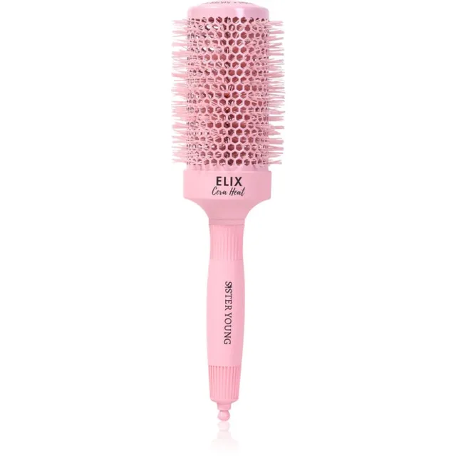 Sister Young ELIX Round Brush Cera Heat Pink Ümmargune juuksehari 53mm 1 tk