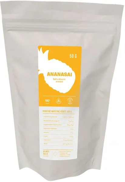 Külmkuivatatud ananass