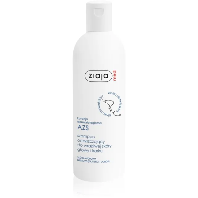 Ziaja Med Atopic Skin Õrn puhastav šampoon tundlikule peanahale 300 ml